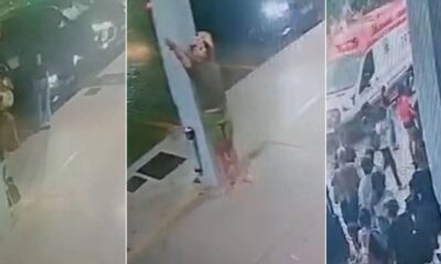 Video mostra jovens passando mal fora de BMW pouco antes