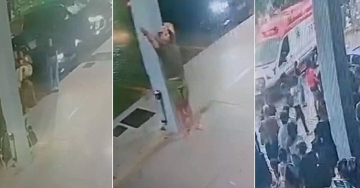 Video mostra jovens passando mal fora de BMW pouco antes