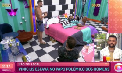 Vinicius se defende no Mais Voce sobre rotular corpos em