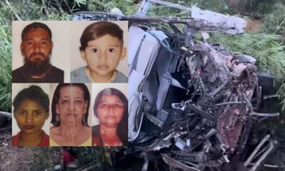 quem sao as vitimas de acidente entre carro e onibus