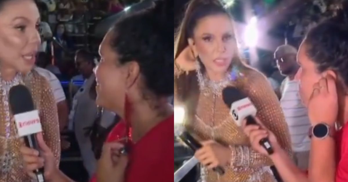 Com atraso de trio e vaias, Ivete Sangalo da corte seco em repórter e sofre críticas: 'não é manejar' 31 Com atraso de trio e vaias Ivete Sangalo da corte