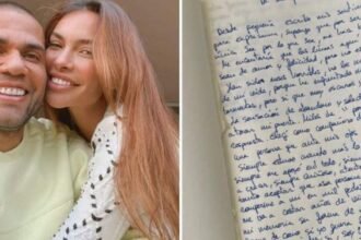 Esposa de Daniel Alves expoe carta que recebeu do ex jogador