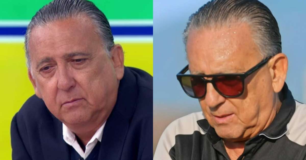 Galvao Bueno chora na TV ao falar sobre falecimento de