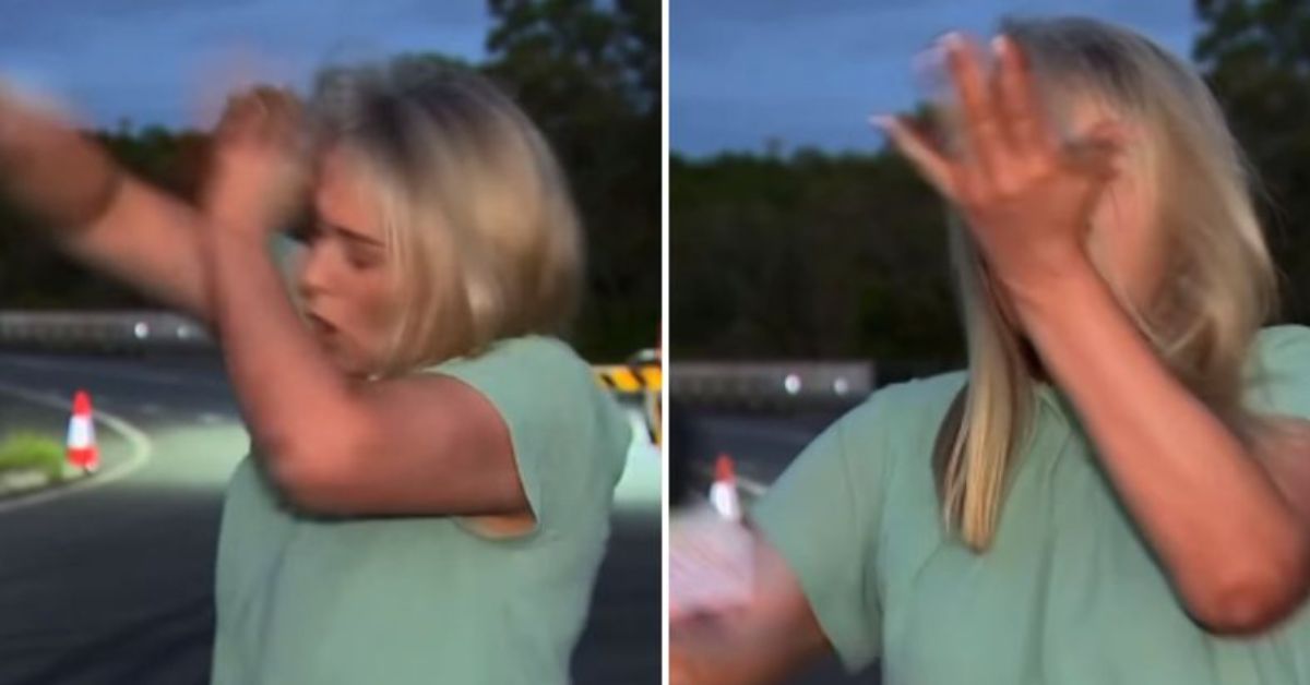 Reporter passa por situacao inusitada e comeca a debater ao