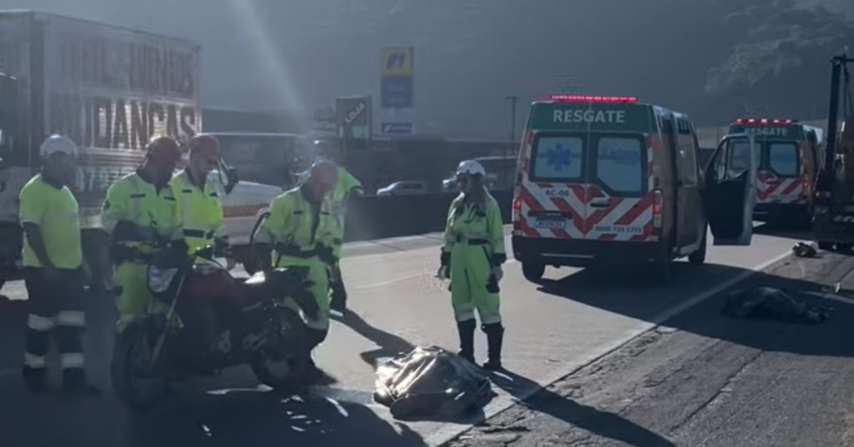 Acidente com moto deixa dois homens mortos no km 130