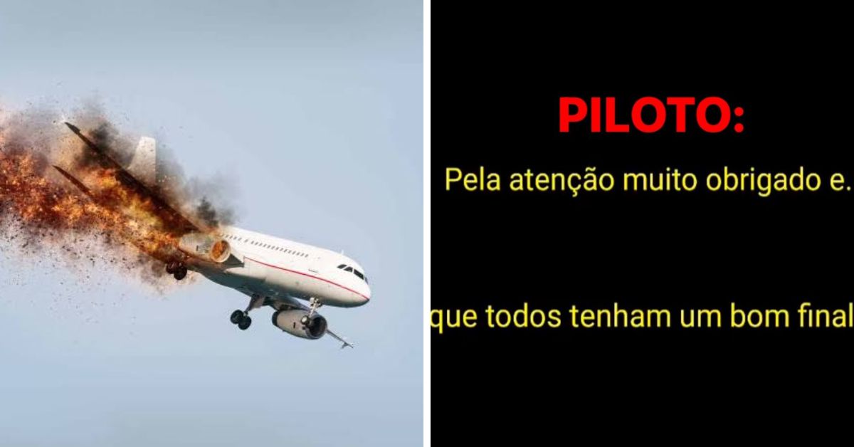 Esses audios divulgados sao as ultimas palavras de pilotos em