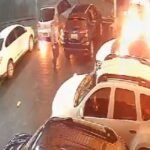 Grande incendio em SC destroi 70 carros e causa prejuizo