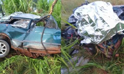 Gravissima colisao entre dois carros deixa 6 pessoas mortas em