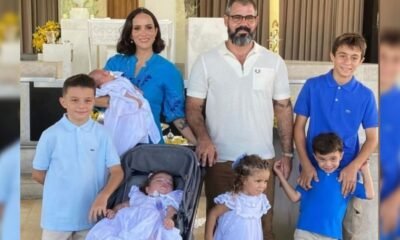Juliano Cazarre fala sobre rotina com seis filhos e abre