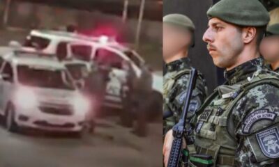em Sao Paulo PMs matam policial de folga que foi