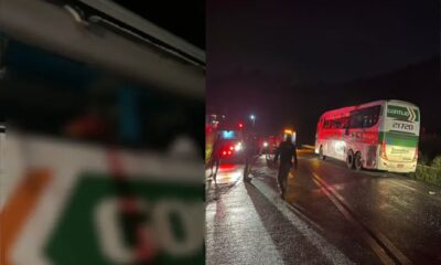 Acidente envolvendo carreta e onibus deixa vitimas fatais e feridos