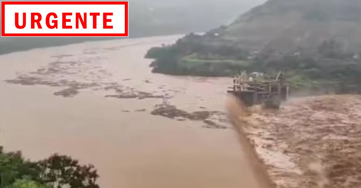 Barragem se rompe e governador do estado fala em situação dramática; diversos municípios podem ser atingidos – VÍDEO 31 Barragem se rompe e governador do estado fala em situacao