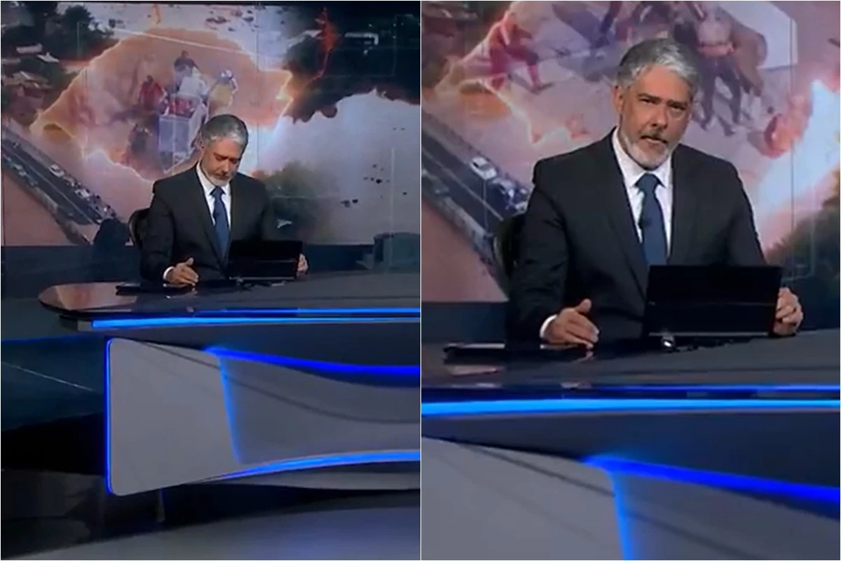 Bonner não consegue esconder a emoção ao vivo no JN, após ver família que perdeu tudo no RS 31 Bonner nao consegue esconder a emocao ao vivo no JN