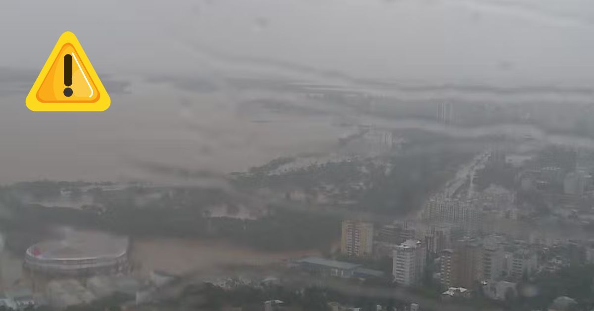 Chuva e fortes ventos voltam a atingir Porto Alegre em