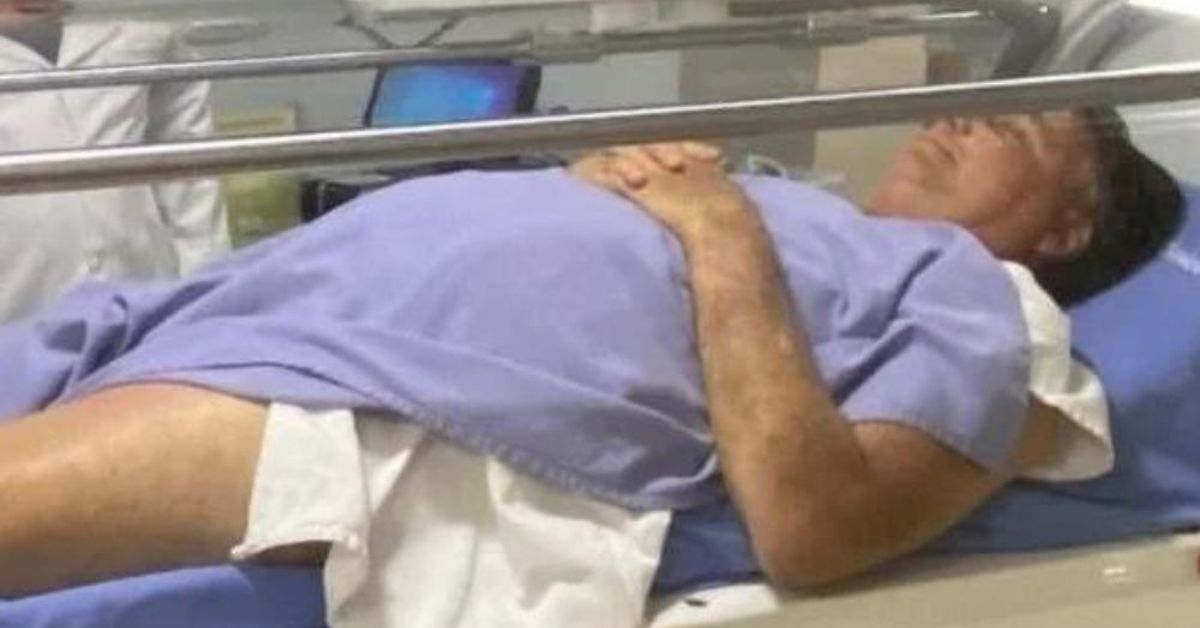 Com dores abdominais e internado Bolsonaro muda de hospital estado