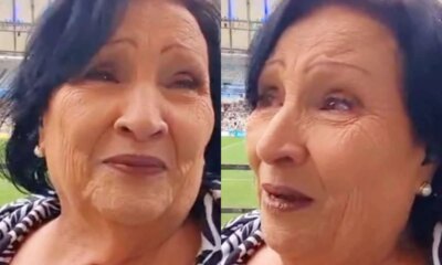 Dea Lucia nao suporta o que ve e chora ao