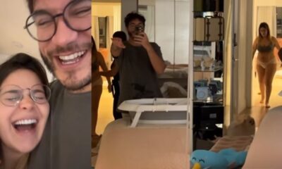 Eliezer deixa vazar Viih Tube de fralda no storie do