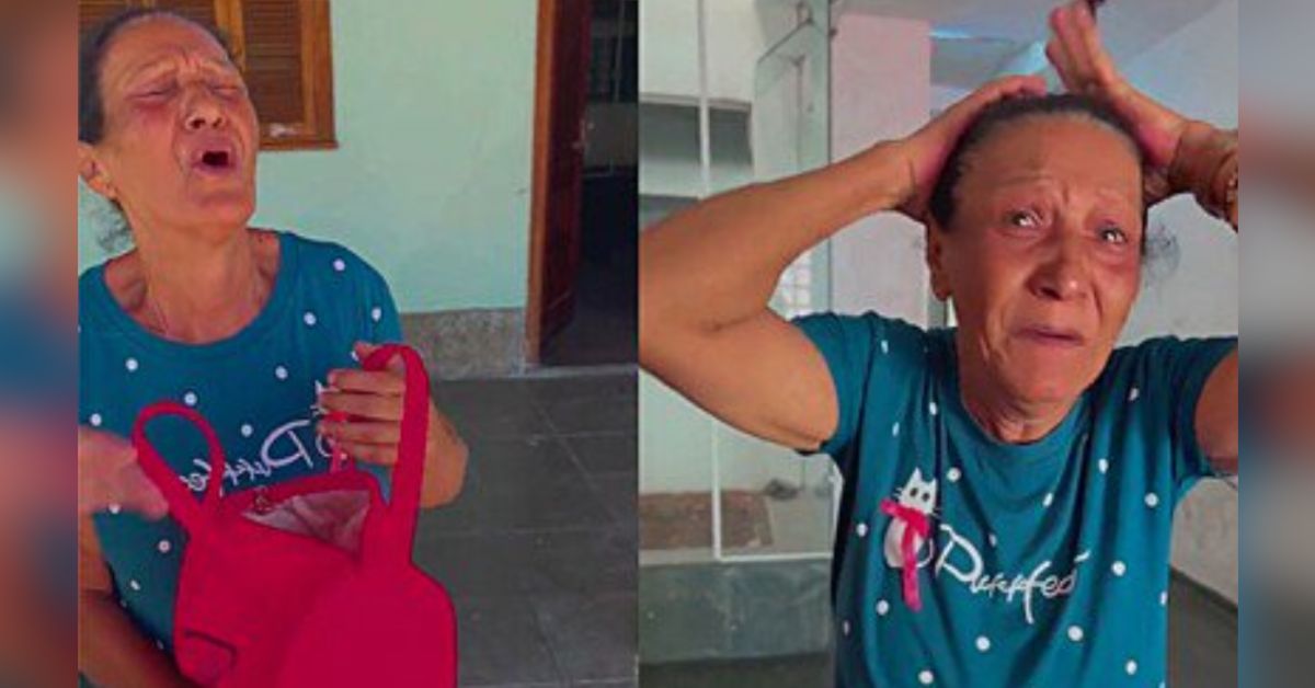 Idosa se espanta e vai aos prantos ao se notar que algo mexia dentro de sua bolsa 31 Idosa se espanta e vai aos prantos ao se notar