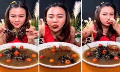 Influenciadora e presa apos postar video comendo sopa de morcegos
