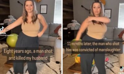 Influenciadora faz dancinha ao falar sobre o assassinato do marido