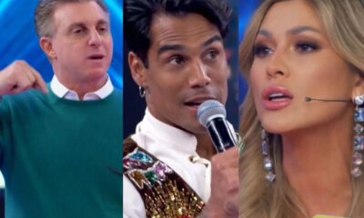 Luciano Huck interrompe Livia Andrade e a critica por insinuar