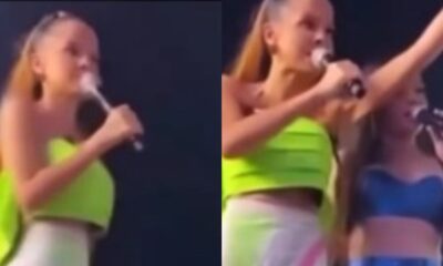 Maiara interrompe show e discute com fa que estava na