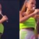 Maiara interrompe show e discute com fa que estava na