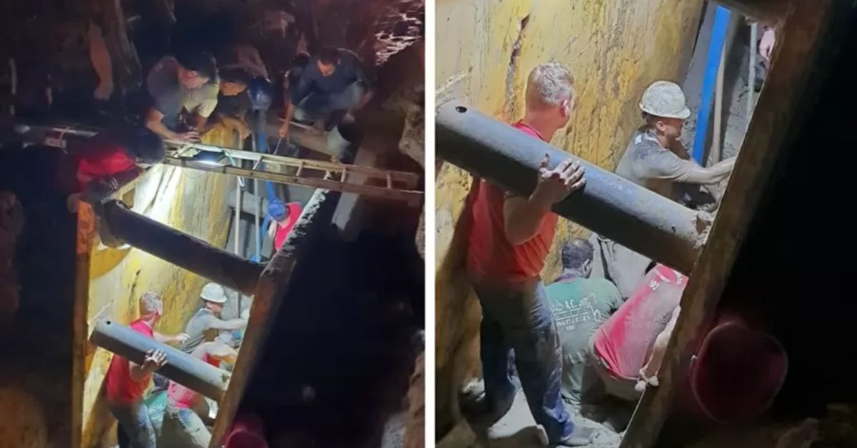 Milagre! Trabalhador é resgatado vivo após ficar soterrado por 4 horas em buraco de obra 31 Milagre Trabalhador e resgatado vivo apos ficar soterrado por 4