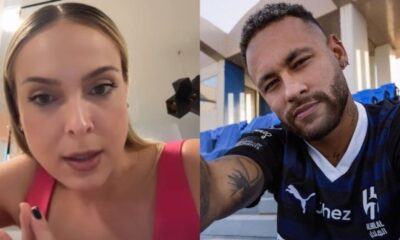 Neymar presta apoio a Tata Estaniecki em campanha solidaria ao