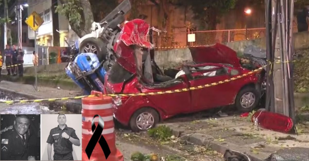 Perseguição policial termina em acidente com vítimas fatais, entre elas dois PMs 31 Perseguicao policial termina em acidente com vitimas fatais entre elas