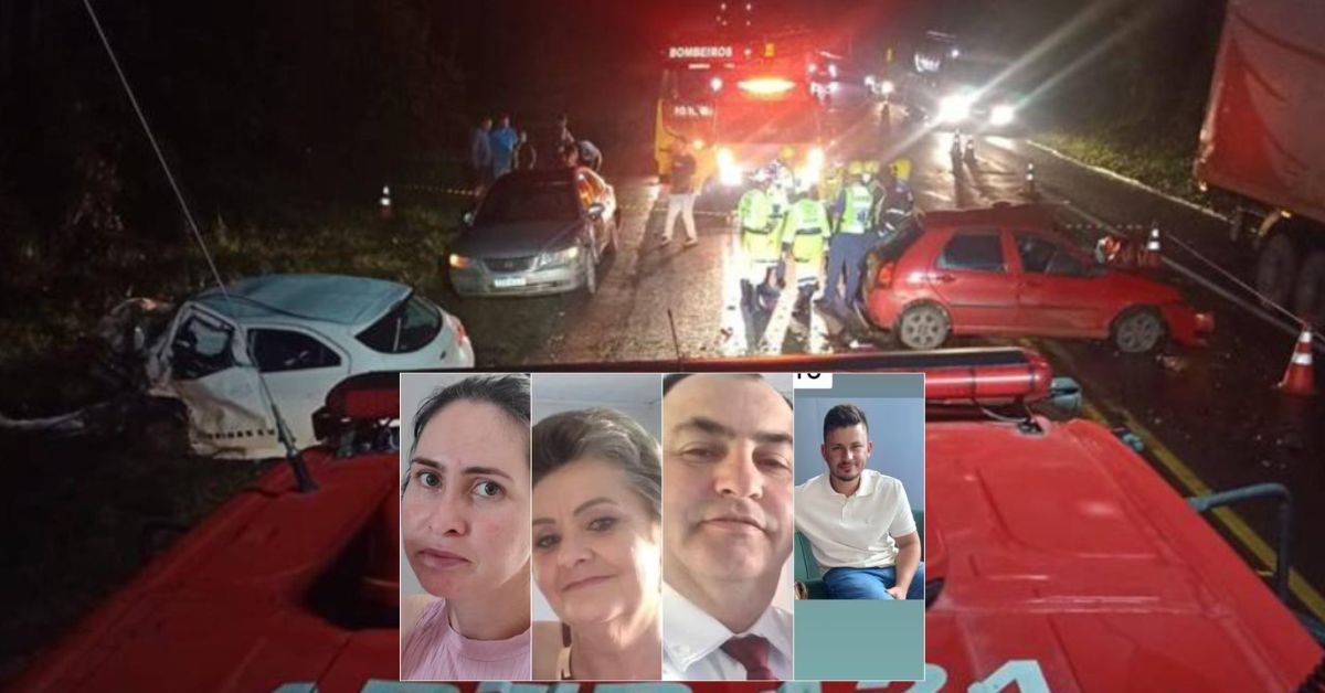 Quem são as 5 vítimas fatais do grave acidente que aconteceu na BR-116 em SC; vítima fazia 16 anos no dia da morte 31 Quem sao as 5 vitimas fatais do grave acidente que