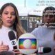 Reporter a Globo surge dancando apos noticia da morte de