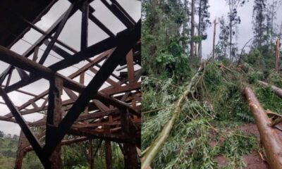 SC Tornado deixa rastro de destruicao no extremo oeste do