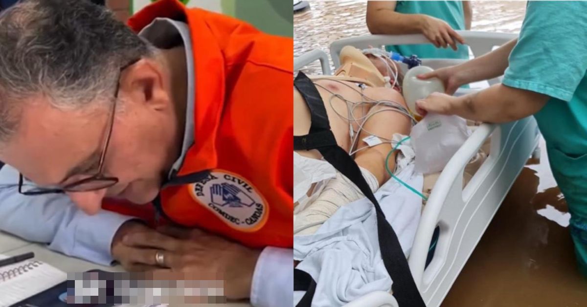 Tragédia no RS: Água invade UTI e diversos pacientes perdem a vida a espera do resgate da equipe do resgate; diz prefeito 31 Tragedia no RS Agua invade UTI e diversos pacientes perdem