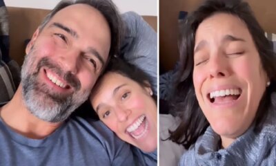 Video Tadeu Schmidt leva esposa as lagrimas ao dar melhor