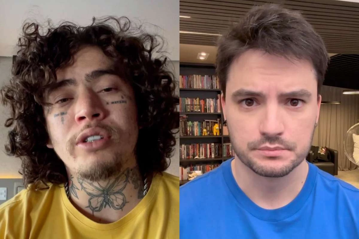 Whindersson Nunes e Felipe Neto brigam feio: ‘Estratégia de bolsonarista, é digno de pena o que você virou’ 31 Whindersson Nunes e Felipe Neto brigam feio ‘Estrategia de bolsonarista
