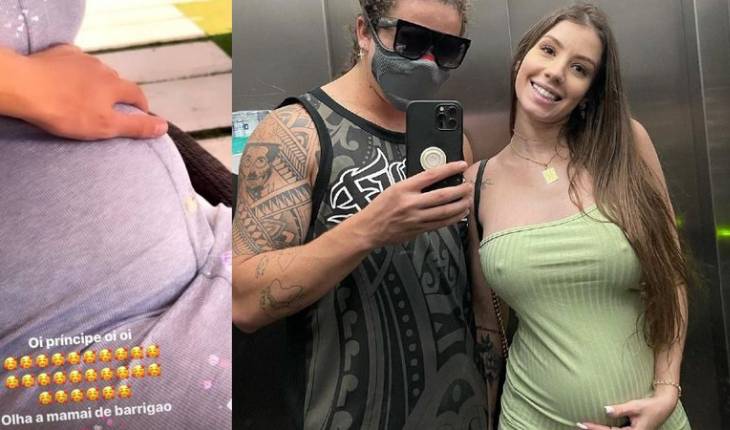 Whindersson Nunes posta foto do barrigão de grávida da Maria Lina: ‘Oi, príncipe’ 33 Whindersson Nunes posta foto do barrigao de gravida da Maria