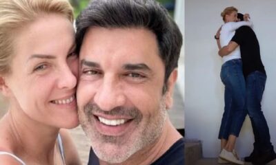 Ana Hickmann e Edu Guedes fazem anuncio surpresa e comemoram