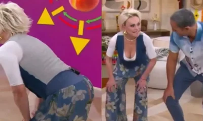 Ana Maria Braga danca ‘quadradinho no ‘Mais Voce e
