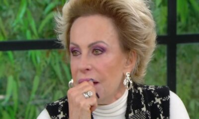 Ana Maria Braga vai as lagrimas ao vivo apos ver