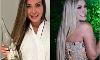 Andressa Urach revela que usou garrafa de vidro em video