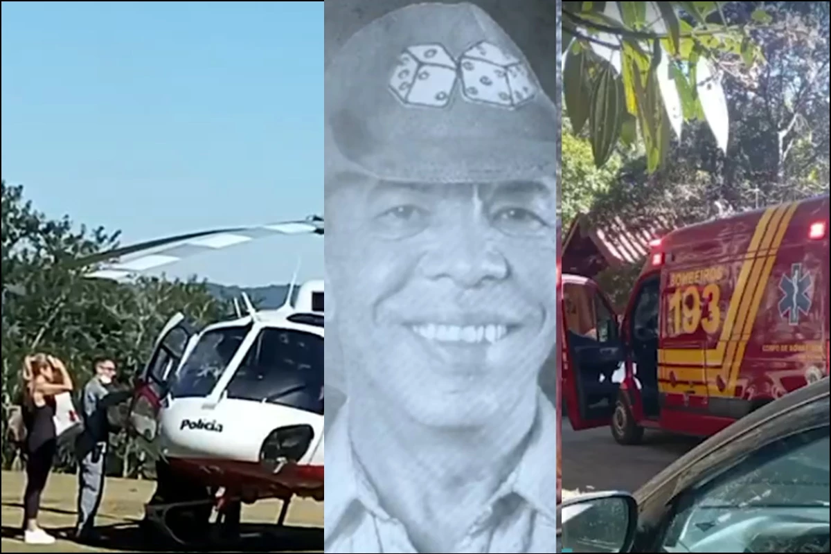 Antes de falecimento, Chrystian sentiu fortes dores no peito e chegou a ser socorrido de helicóptero 33 Antes de falecimento Chrystian sentiu fortes dores no peito e