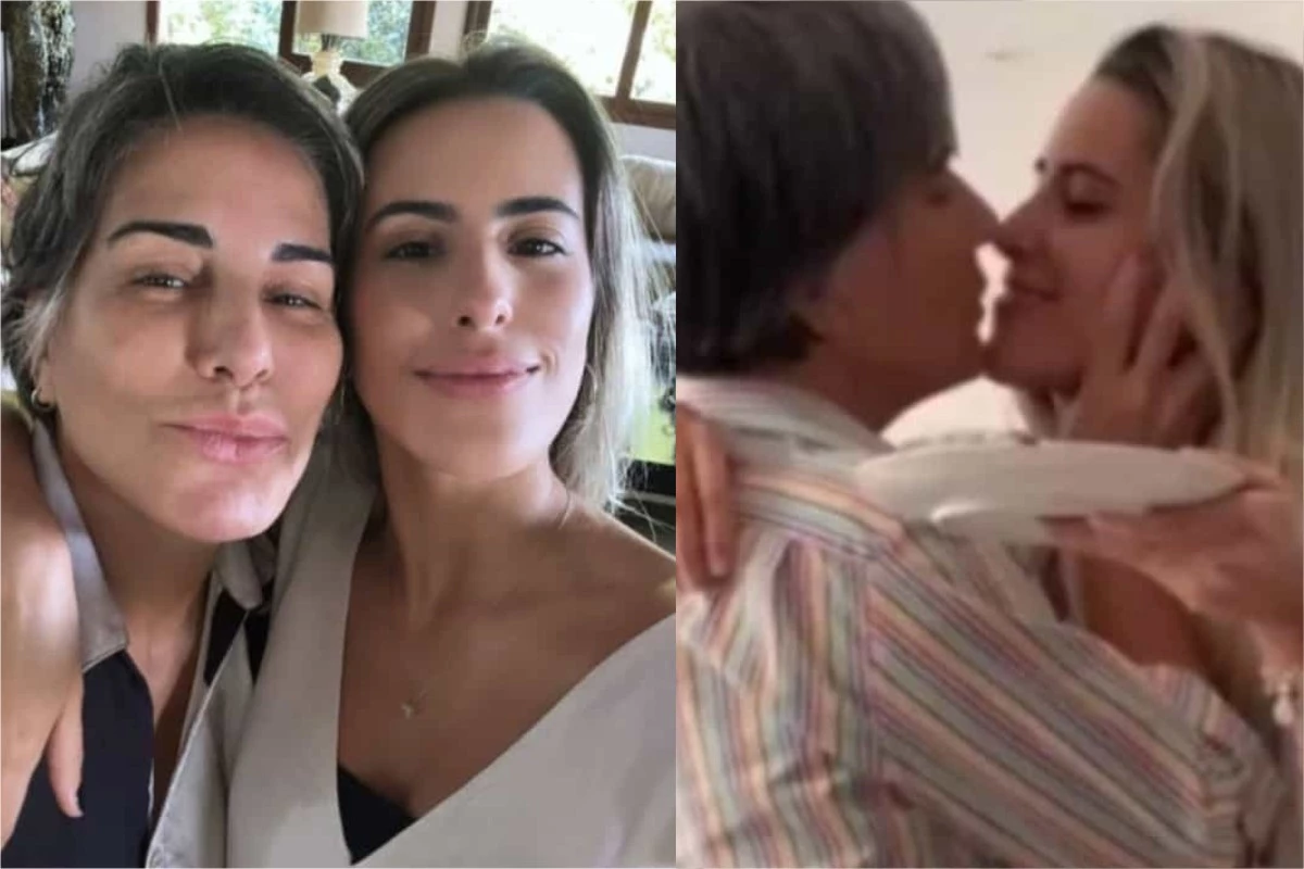 Apos video da atriz Gloria Pires beijando a filha na