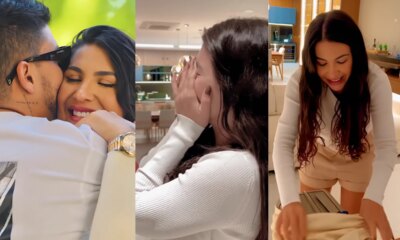 Arthur Aguiar deixa Jhenny em lagrimas com presente de R