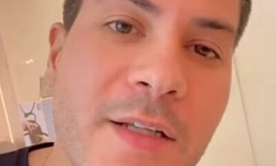 Arthur Aguiar tenta leite materno da namorada em infeccao to