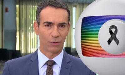 Cesar Tralli entra ao Vivo e informa ao publico que