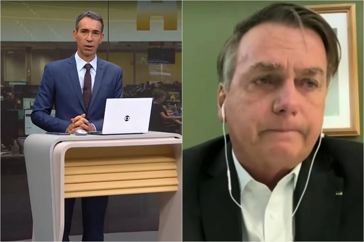 César Tralli interrompe o Jornal Hoje e dá notícia de última hora sobre Jair Bolsonaro 31 Cesar Tralli interrompe o Jornal Hoje e da noticia de