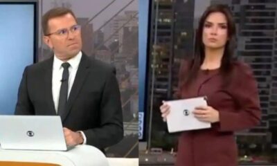 Climao Rodrigo Bocardi e colega cometem gafe ao vivo e