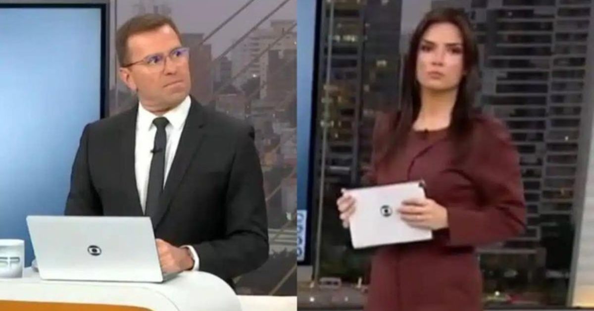 Climão! Rodrigo Bocardi e colega cometem gafe ao vivo e ambiente fica tenso na Globo: "Faz o que quiser" 31 Climao Rodrigo Bocardi e colega cometem gafe ao vivo e