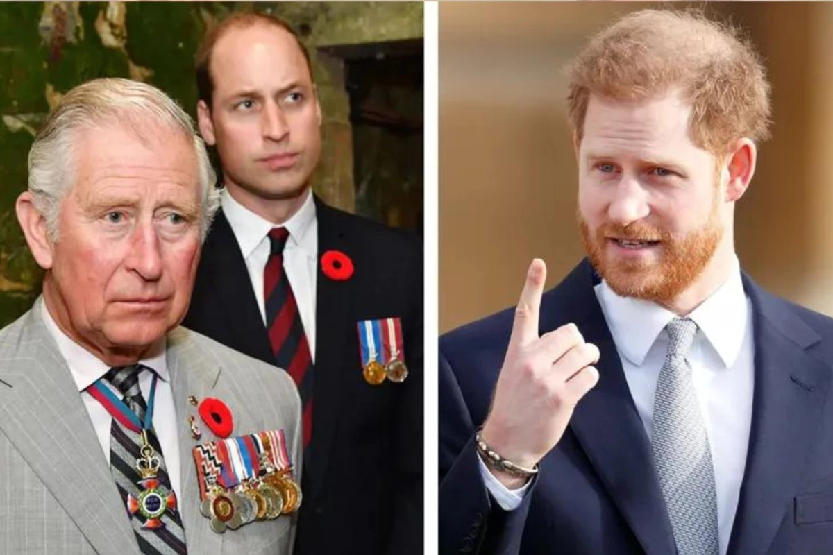 É por esse motivo que o rei Charles e William estão chateados com Harry 31 E por esse motivo que o rei Charles e William